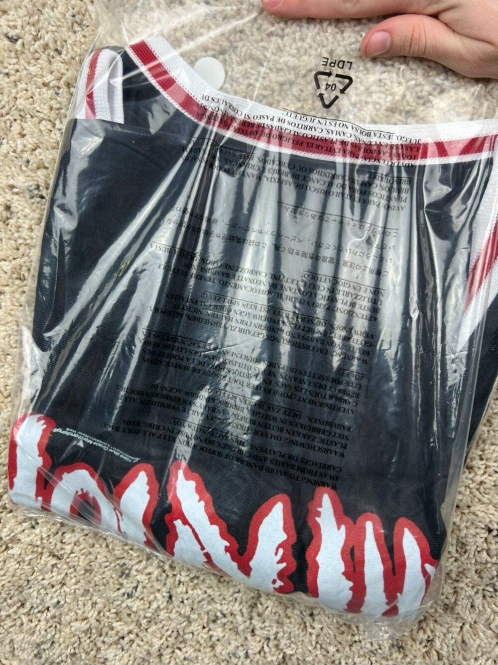 VTG NOS SLIPKNOT JERSEY XL DEADSTOCK 1999 MAGGOT CORPS MADE USA BLUE GRAPE - Picture 4 of 4